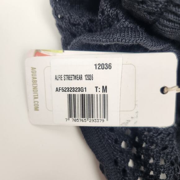 Agua Bendita Alfie Streetwear Crochet Bottoms Black Size Medium NWT - Picture 5 of 6